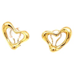 Tiffany 
Co. Orecchini con cuore aperto di Elsa Peretti - Vintage Grande