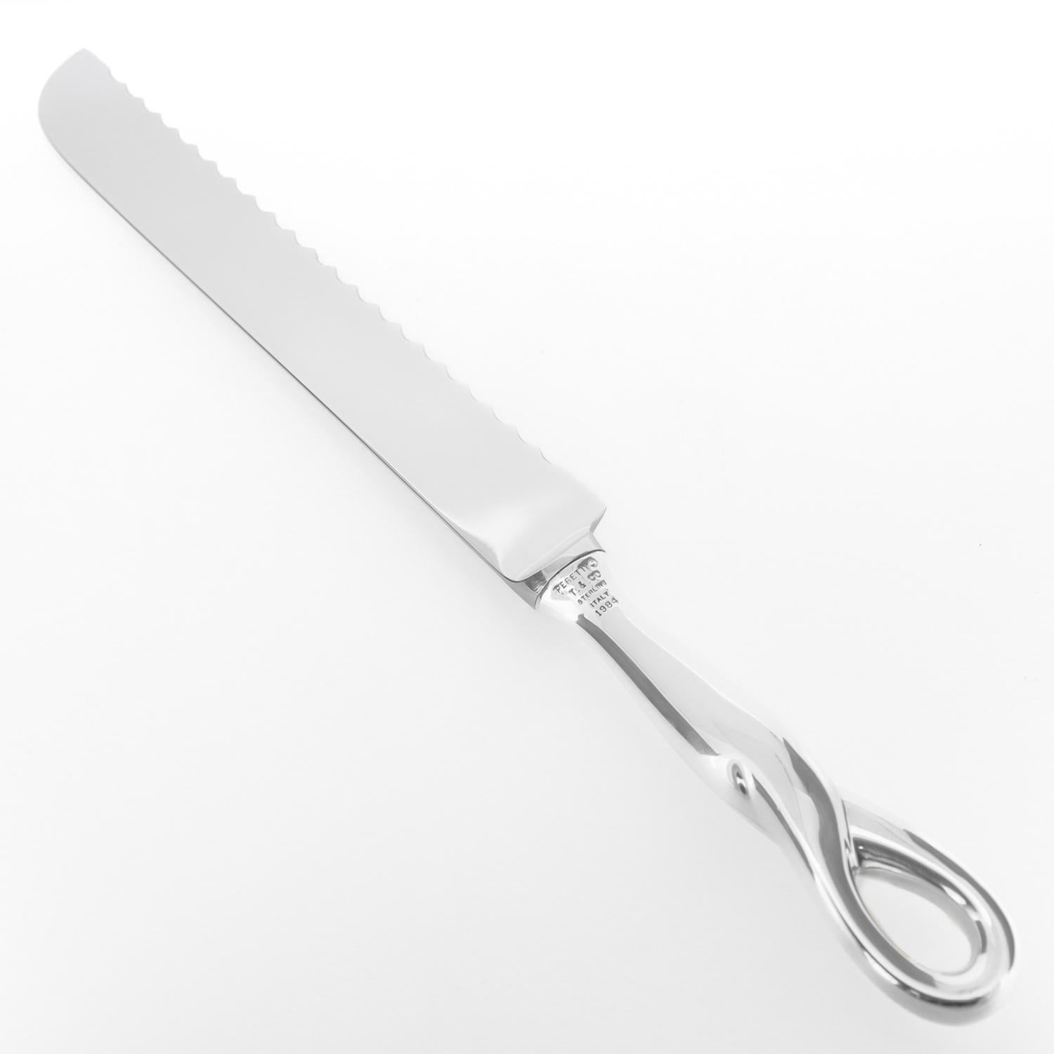 Tiffany & Co. Elsa Peretti Padova Sterling Coltello da Pane con Lama Inossidabile in vendita 4
