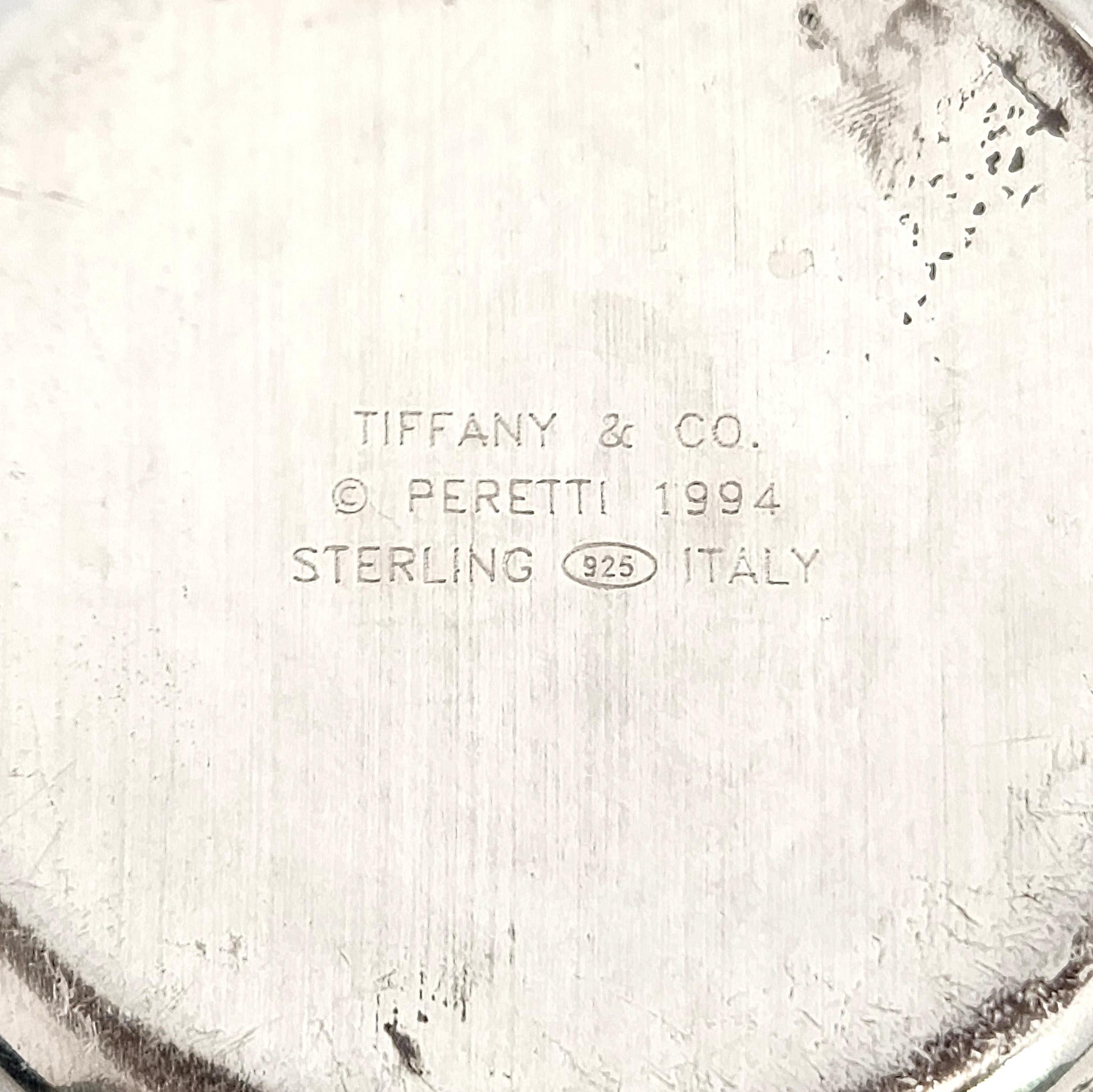 Tiffany & Co Elsa Peretti Padova, coupe pour bébé en argent sterling #13075 3