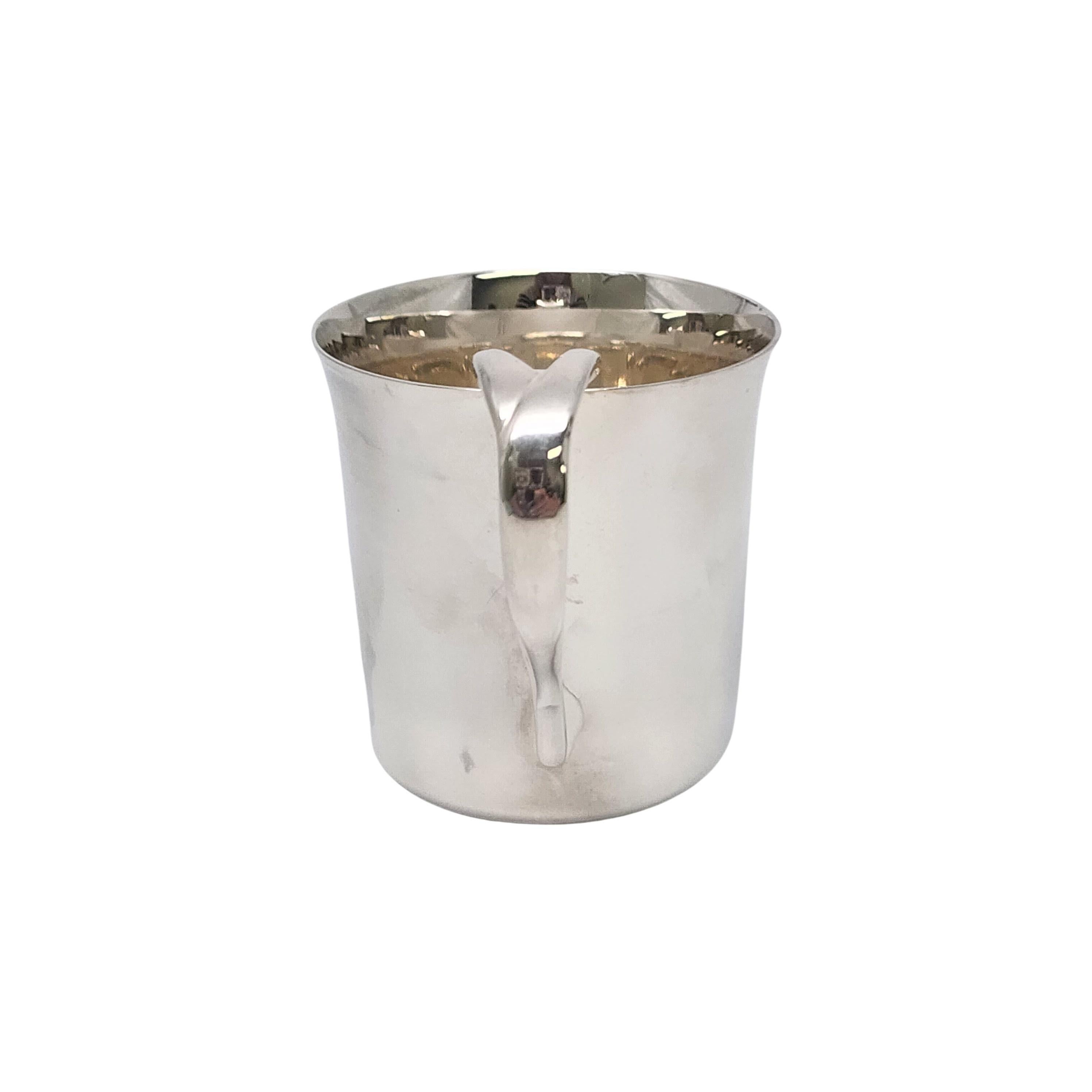 Tiffany & Co Elsa Peretti Padova Sterling Silver Baby Cup w/Pouch #17265 For Sale 1