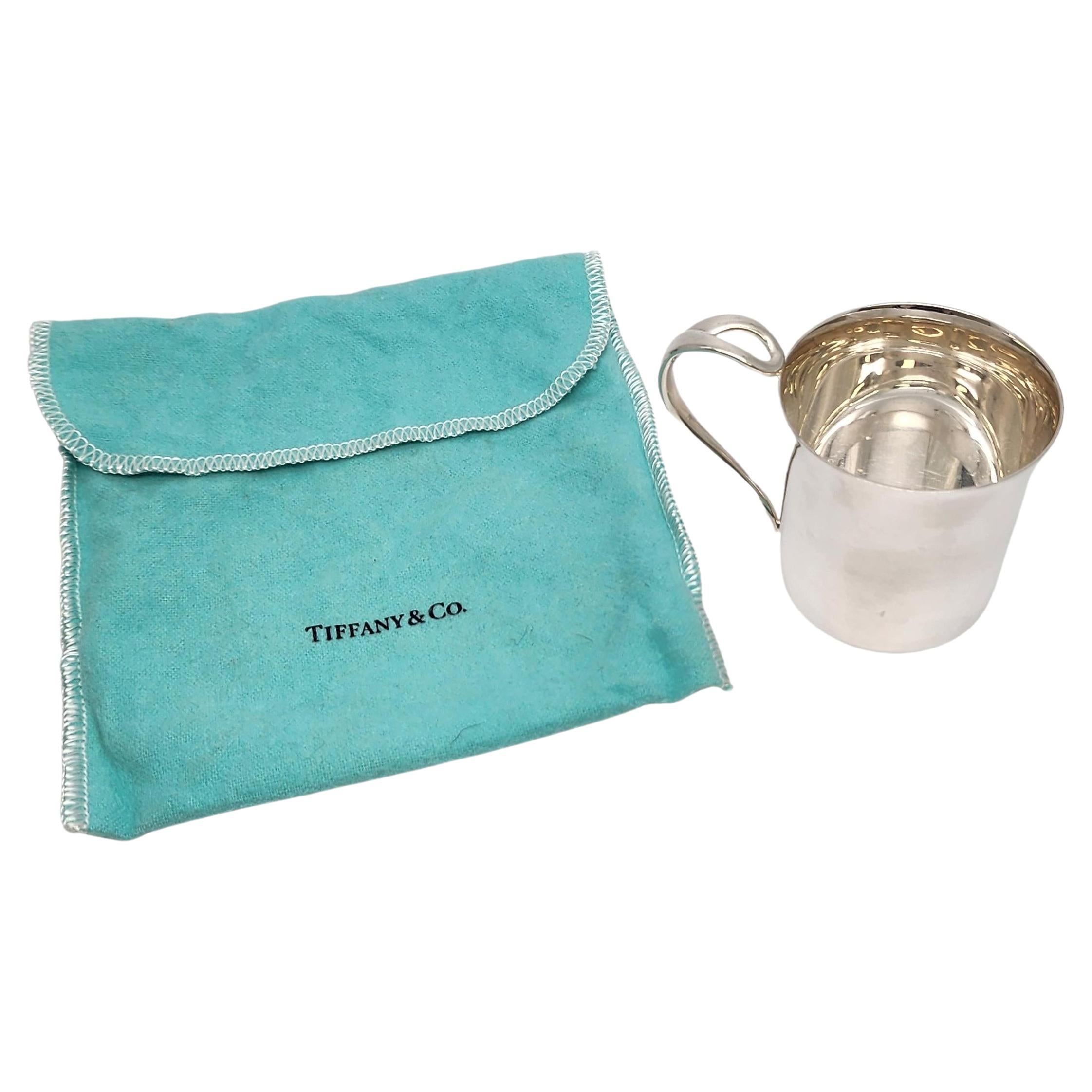 Tiffany & Co Elsa Peretti Padova Sterling Silver Baby Cup w/Pouch #17265 For Sale