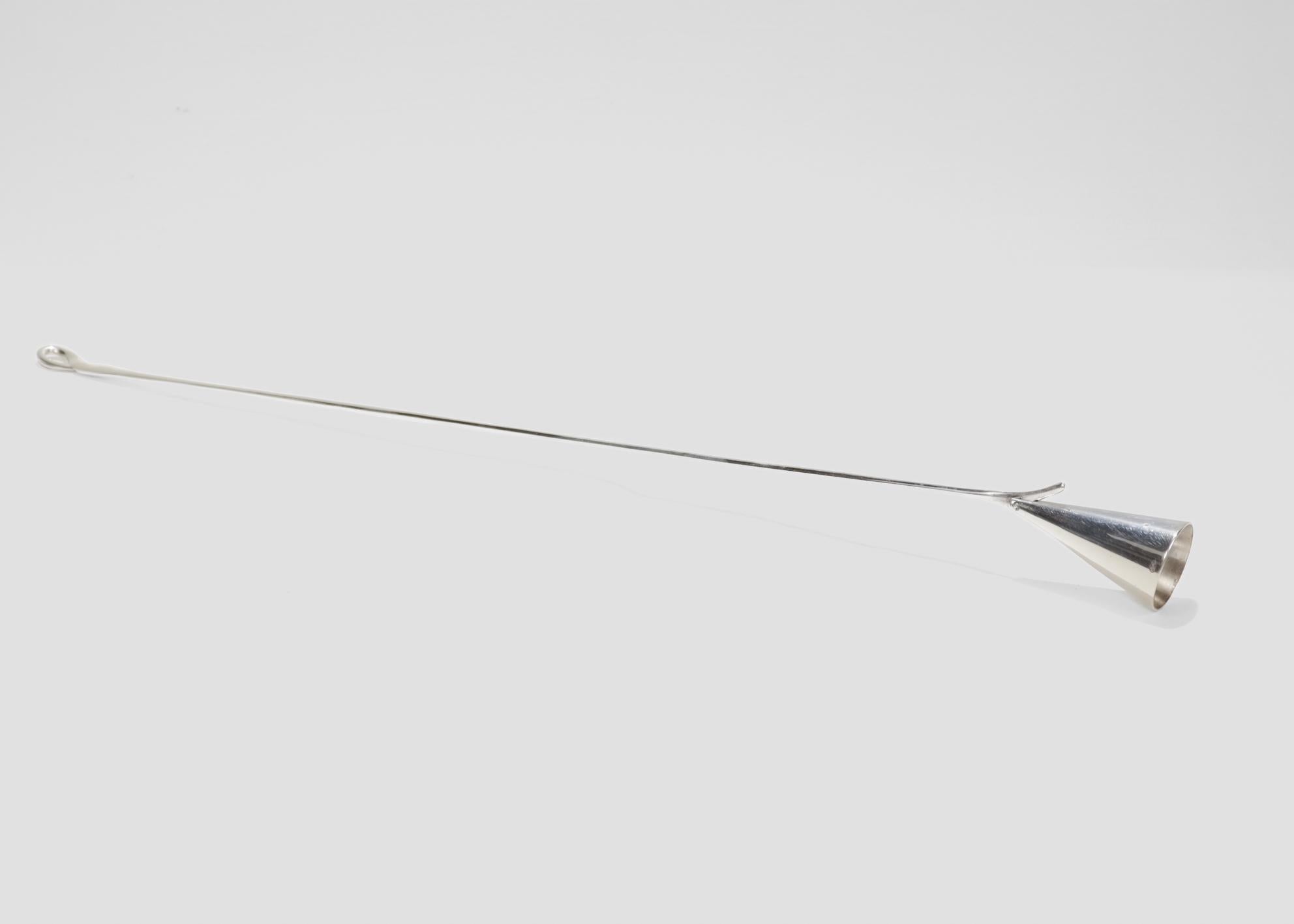 Italian Tiffany & Co. Elsa Peretti Padova Sterling Silver Candle Snuffer