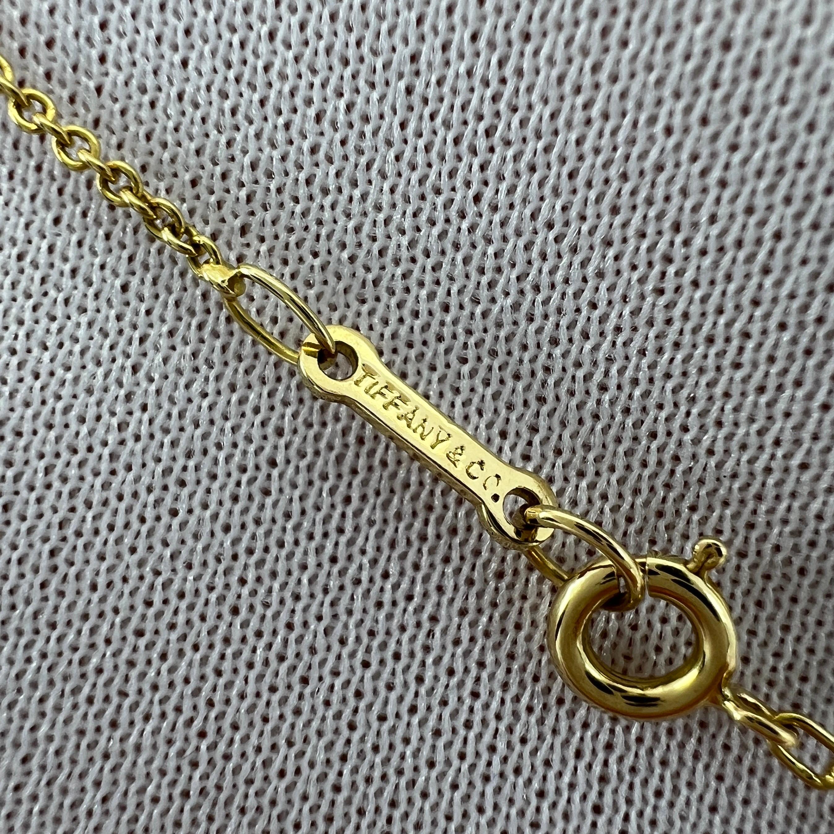 Tiffany & Co. Elsa Peretti Pendentif en or jaune 18 carats en vente 5