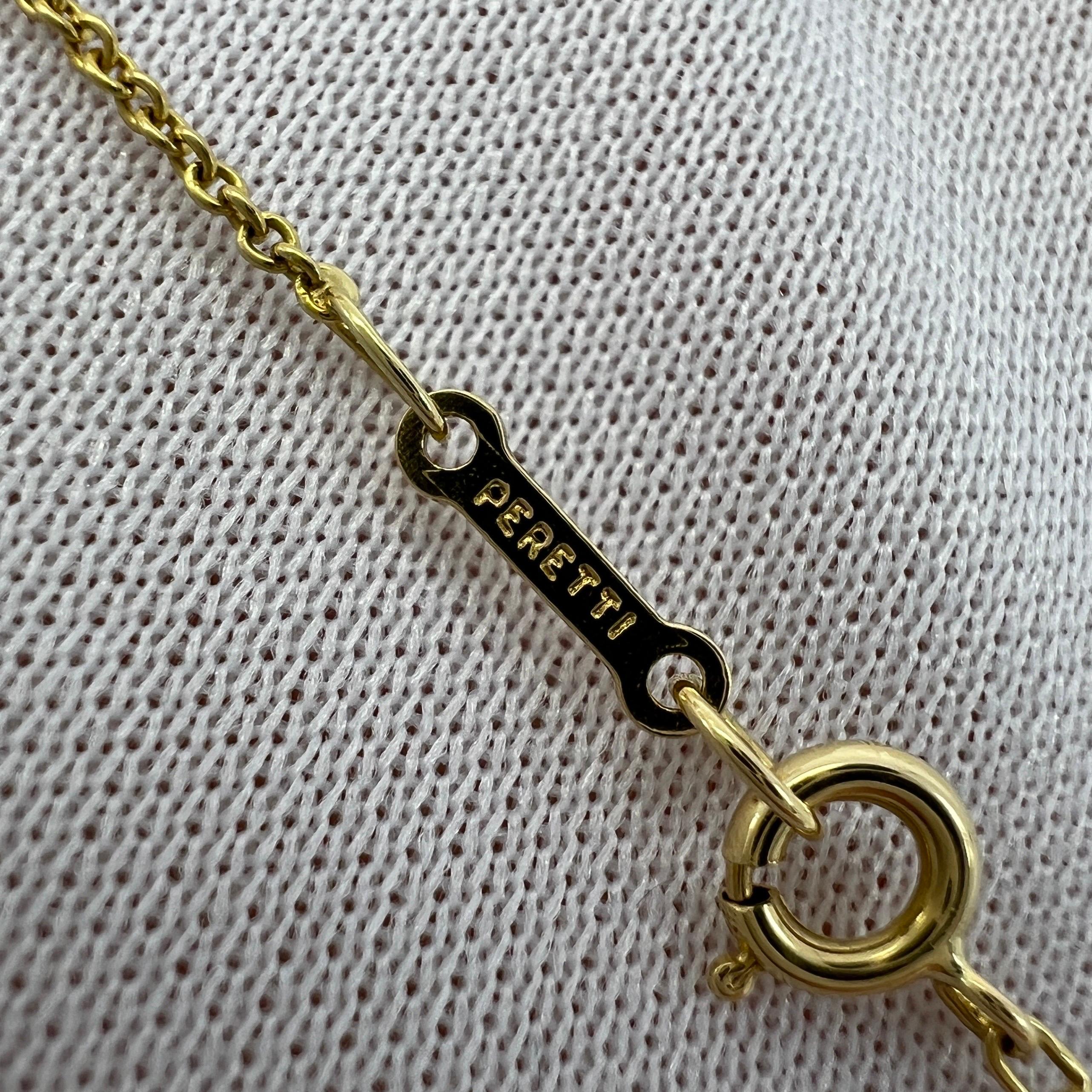 Tiffany & Co. Elsa Peretti Pendentif en or jaune 18 carats en vente 6