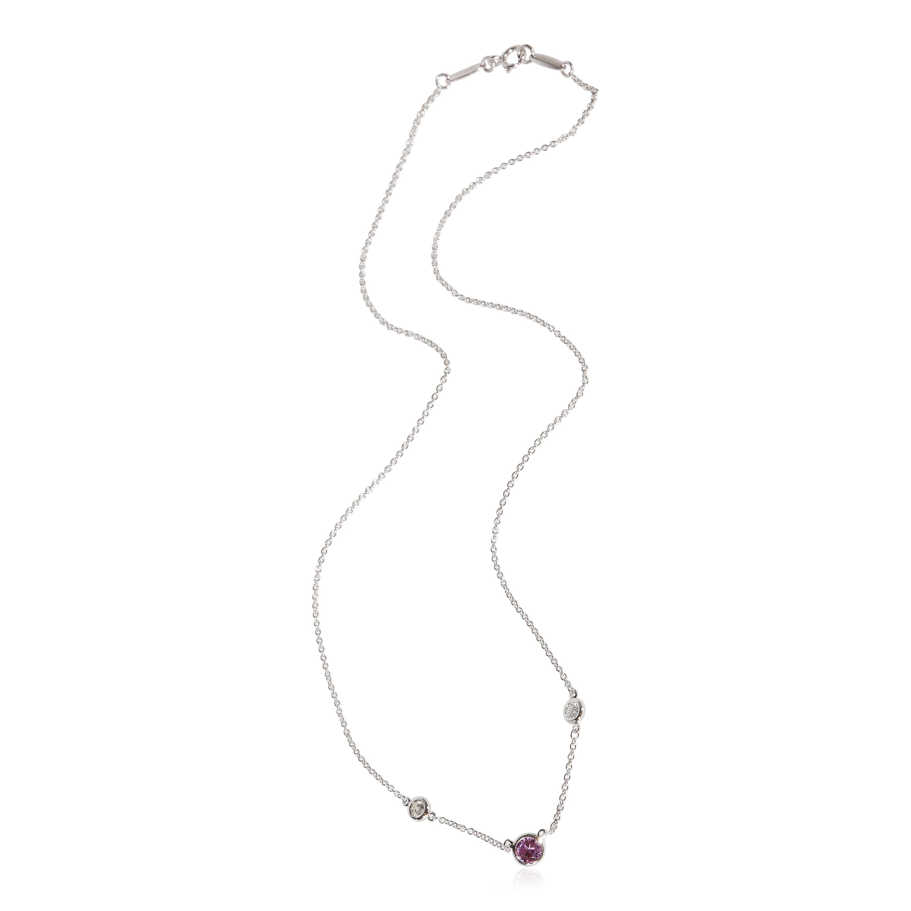 Tiffany & Co. Elsa Peretti Pink Sapphire Diamond by the Yard Necklace

PRIMARY DETAILS
SKU: 121666
Listing Title: Tiffany & Co. Elsa Peretti Pink Sapphire Diamond by the Yard Necklace
Condition Description: Retails for 4100 USD. In excellent