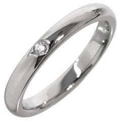 TIFFANY & Co. Elsa Peretti Anello con fascia di diamanti 0,02 in platino 6