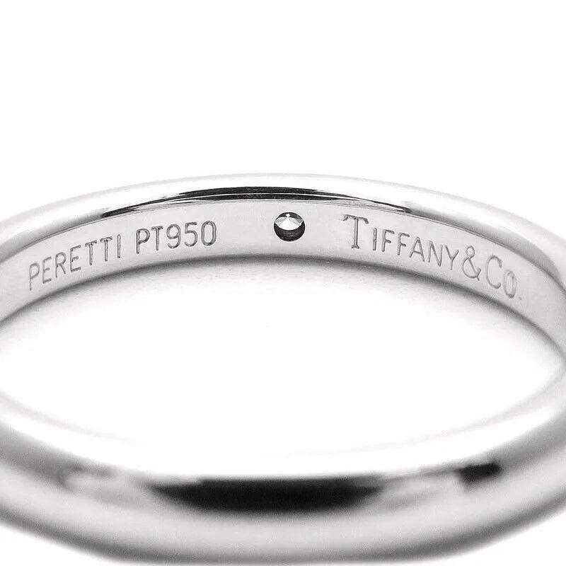 De las mujeres TIFFANY & Co. Anillo Elsa Peretti de platino y diamantes de 0,02 ct 6 en venta