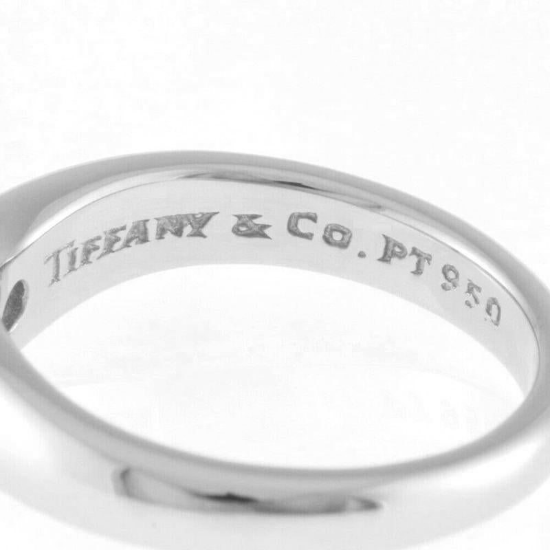 TIFFANY & Co. Elsa Peretti Platinum .18ct Diamond Curved Band Ring 4.5 Neuf - En vente à Los Angeles, CA