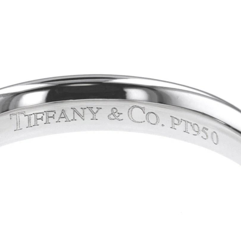 TIFFANY & Co. Elsa Peretti Alianza de Platino Curvada 3 mm 6,5 en venta 1
