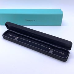 Tiffany & Co. Elsa Peretti Platin-Armband mit 5 Diamanten pro Meter