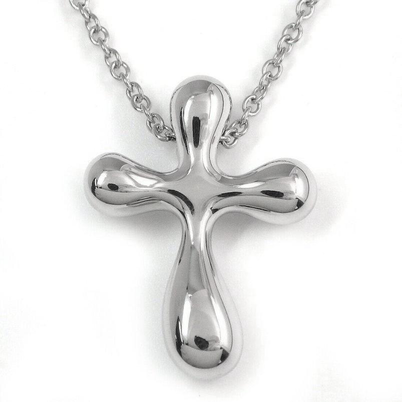 TIFFANY & Co. Elsa Peretti, collier pendentif croix en platine 

Métal : Platine
Poids : 4.0 grammes
Chaîne : 16