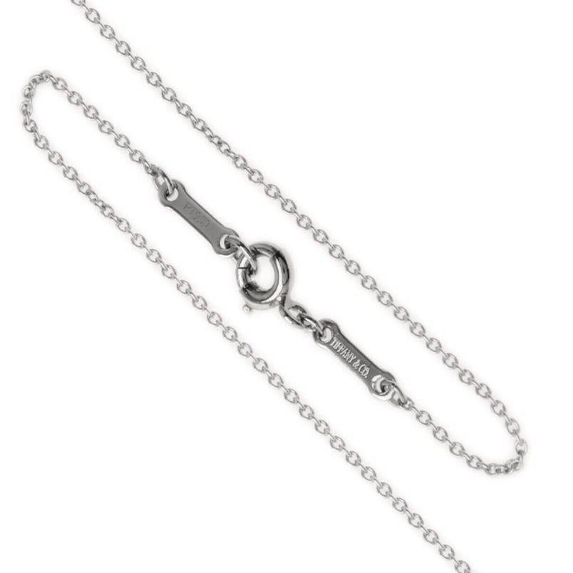 TIFFANY & Co. Elsa Peretti, collier pendentif croix en platine Pour femmes en vente