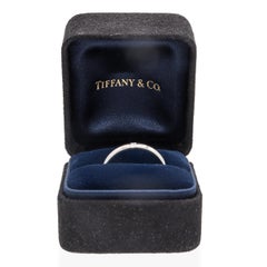Tiffany & Co. Elsa Peretti Platinum Diamond Band Ring