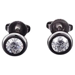 Tiffany & Co. Pendientes de diamantes en platino Elsa Peretti
