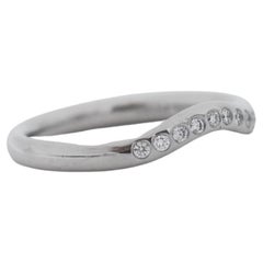  Tiffany & Co. Elsa Peretti Platinum Diamond Ring