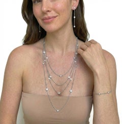 Tiffany & Co. Elsa Peretti Platinum Diamonds by the Yard Three-Piece Set