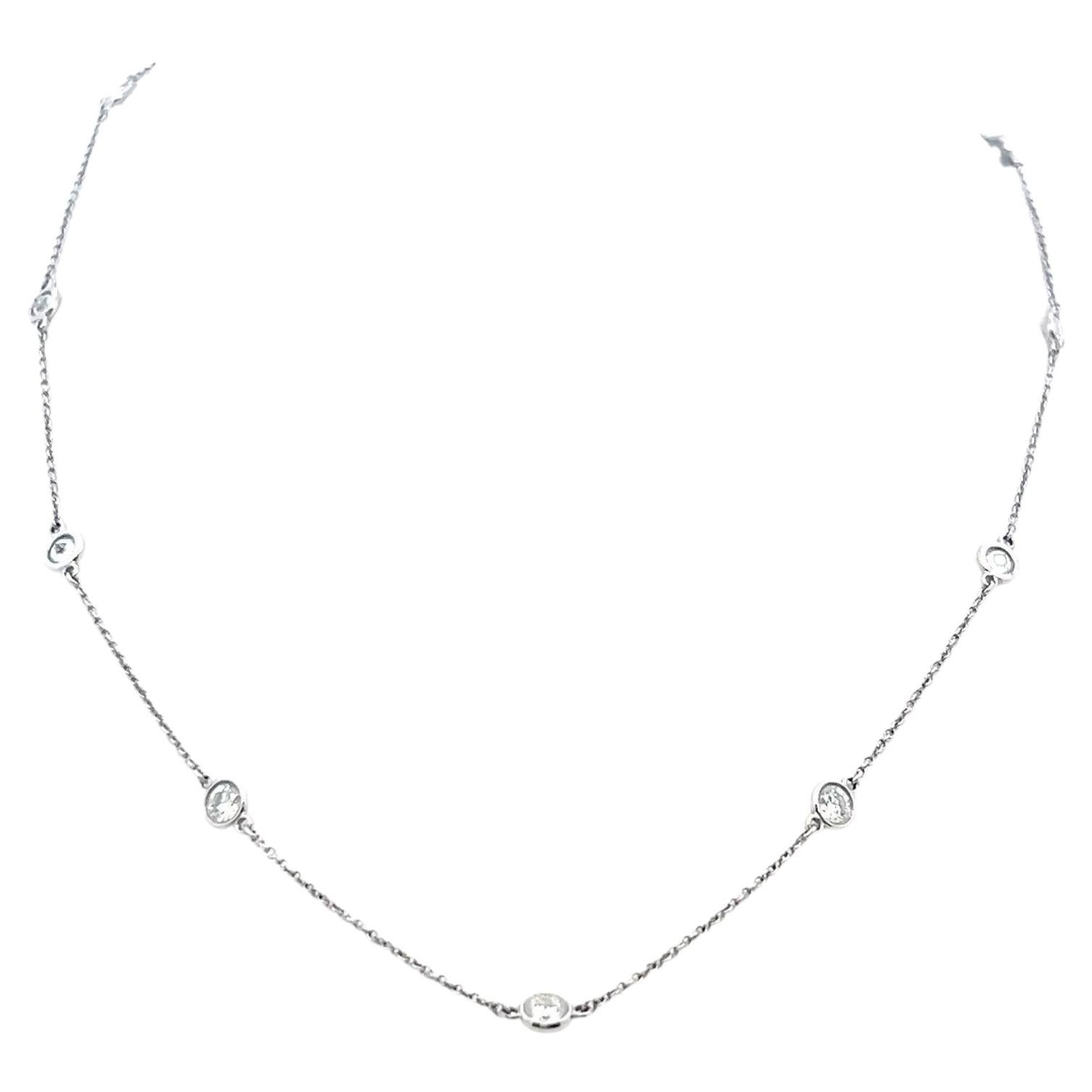 Tiffany & Co. Elsa Peretti for Tiffany & Co. in platino con diamanti tondi da 1.54 carati