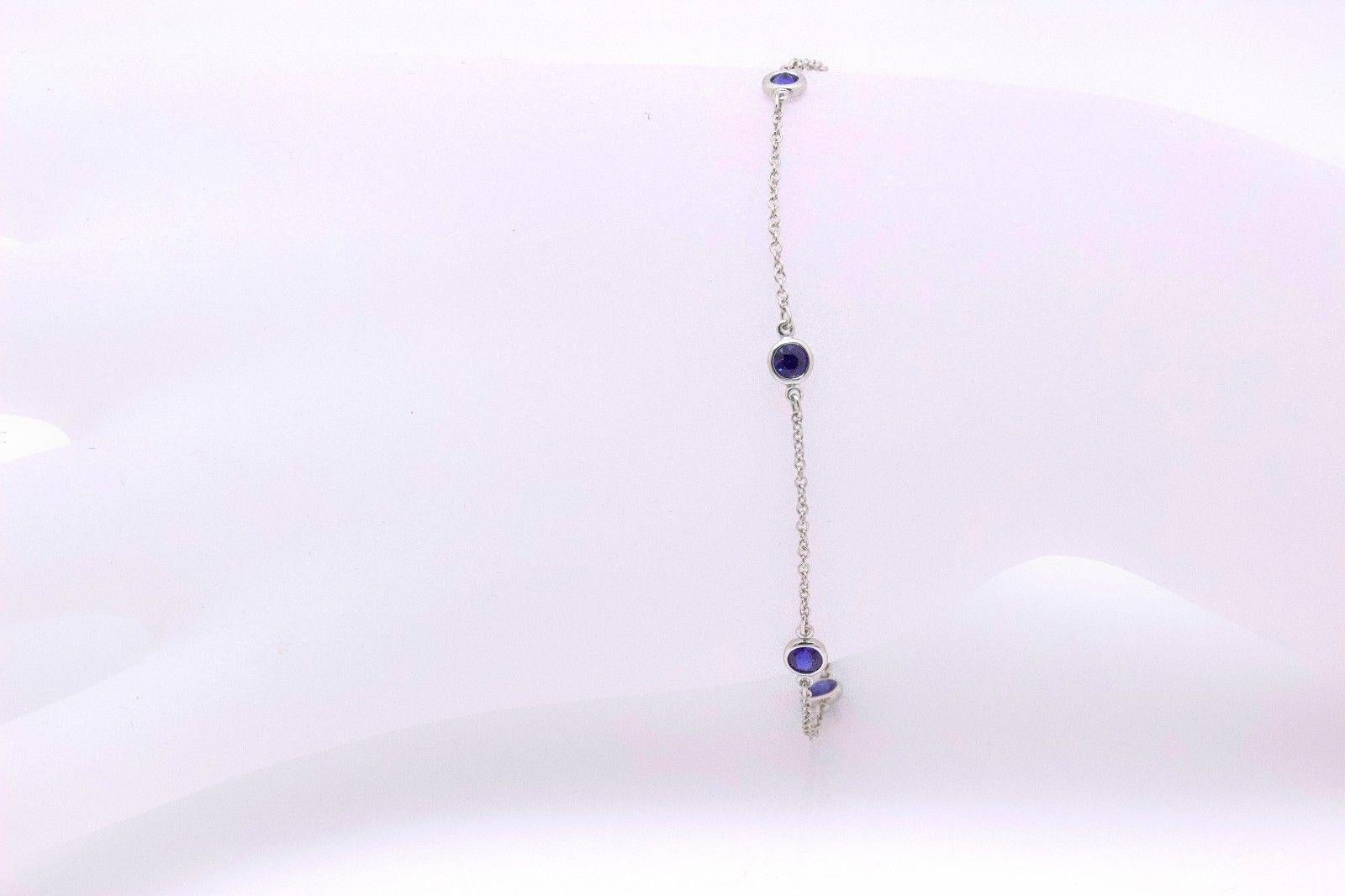 tiffany sapphire bracelet