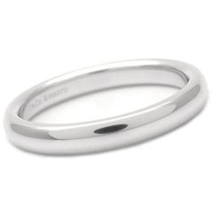 TIFFANY & Co. Elsa Peretti Platinum Stacking Band Ring 7.5