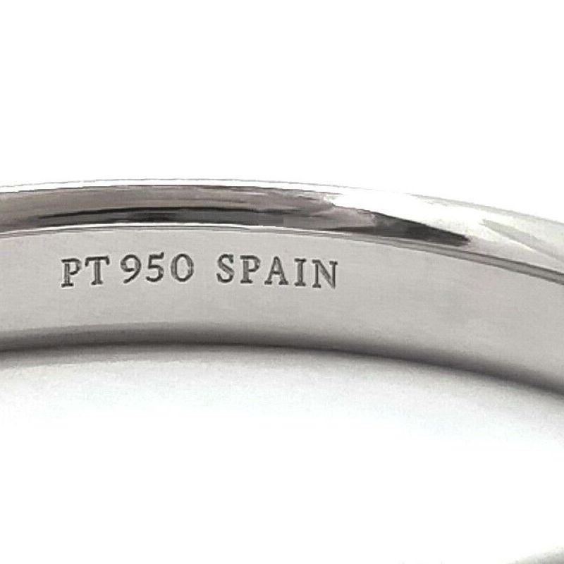 TIFFANY & Co. Elsa Peretti Platinum Stacking Band Ring 8.5  For Sale 3