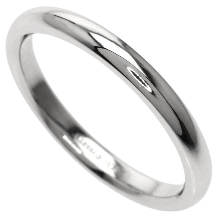 TIFFANY & Co. Elsa Peretti Platinum Stacking Band Ring 8.5