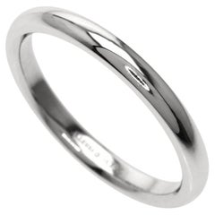 TIFFANY & Co. Elsa Peretti Platinum Stacking Band Ring 8.5