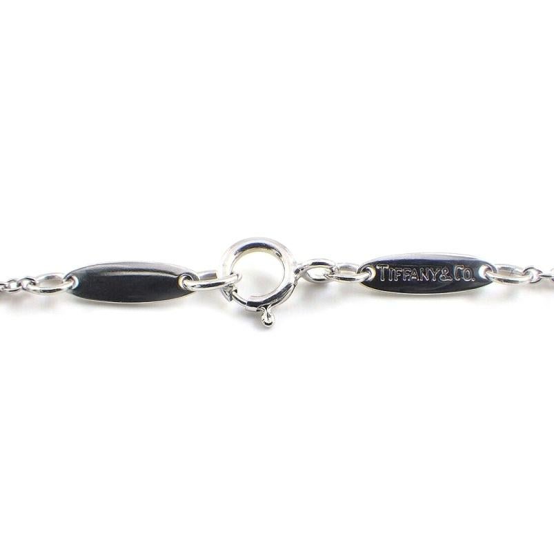 TIFFANY & Co. Elsa Peretti Platinum Teardrop Pendant Necklace For Sale 4