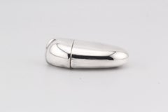 Tiffany & Co. Elsa Peretti Rare Pod Sterling Silver Pill Box Boîte à pilules