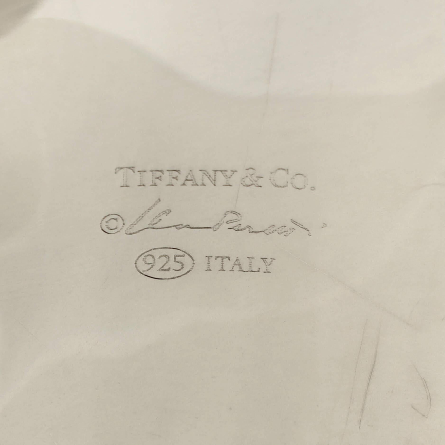 Women's Tiffany & Co. Elsa Peretti Right Wrist Bone Cuff Bracelet Sterling Silver