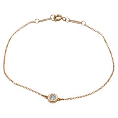 Tiffany & Co. Bracelet Elsa Peretti en or rose avec diamants naturels (par mètre) 
