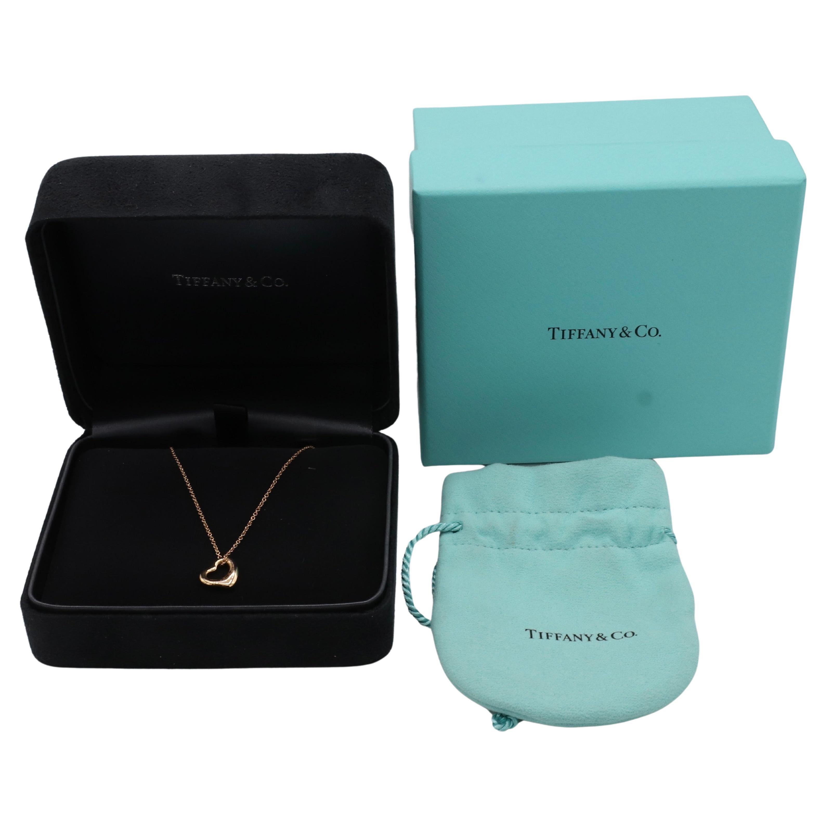 rose gold tiffany and co necklace