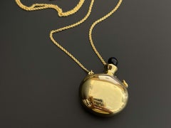 Tiffany & Co. Elsa Peretti Round Bottle Pendant on Long Chain