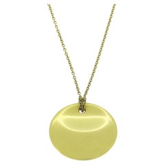 Tiffany & Co. Elsa Peretti Round Pendant Necklace