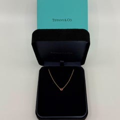 Tiffany & Co. Elsa Peretti Round Red Ruby By The Yard 18k Yellow Gold Necklace