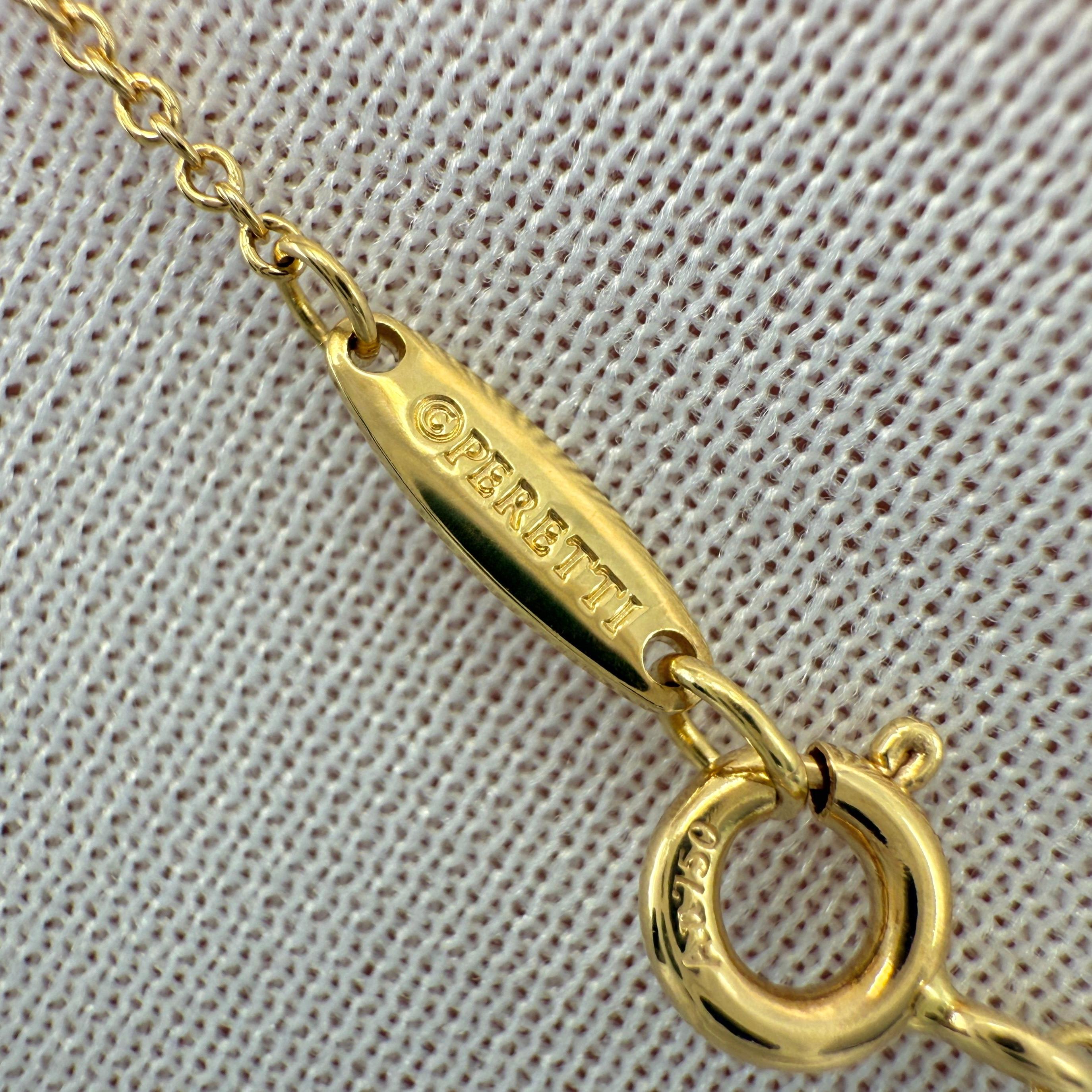 Ruby Elsa Tiffany and Co. Elsa Peretti Round Red Ruby By The Yard 18k Yellow Gold ...