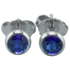 Tiffany & Co. Elsa Peretti Sapphire Color, the Yard Earrings 0.70 Carat Platinum