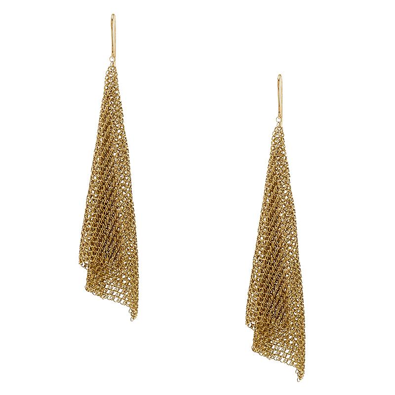 Elsa Peretti Scarf Mesh 18k Yellow Gold 