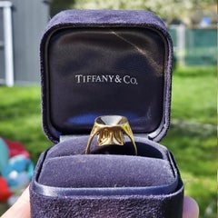 Tiffany & Co. Elsa Peretti Sculptural Ring in 18K Yellow Gold, Circa 1985