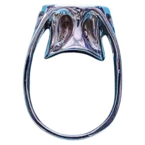 Tiffany & Co. Elsa Peretti Sculptural Ring in Sterling Silver, Circa 1985