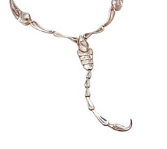 TIFFANY & CO. Elsa Peretti Collana Scorpione Scultoreo in Argento 925