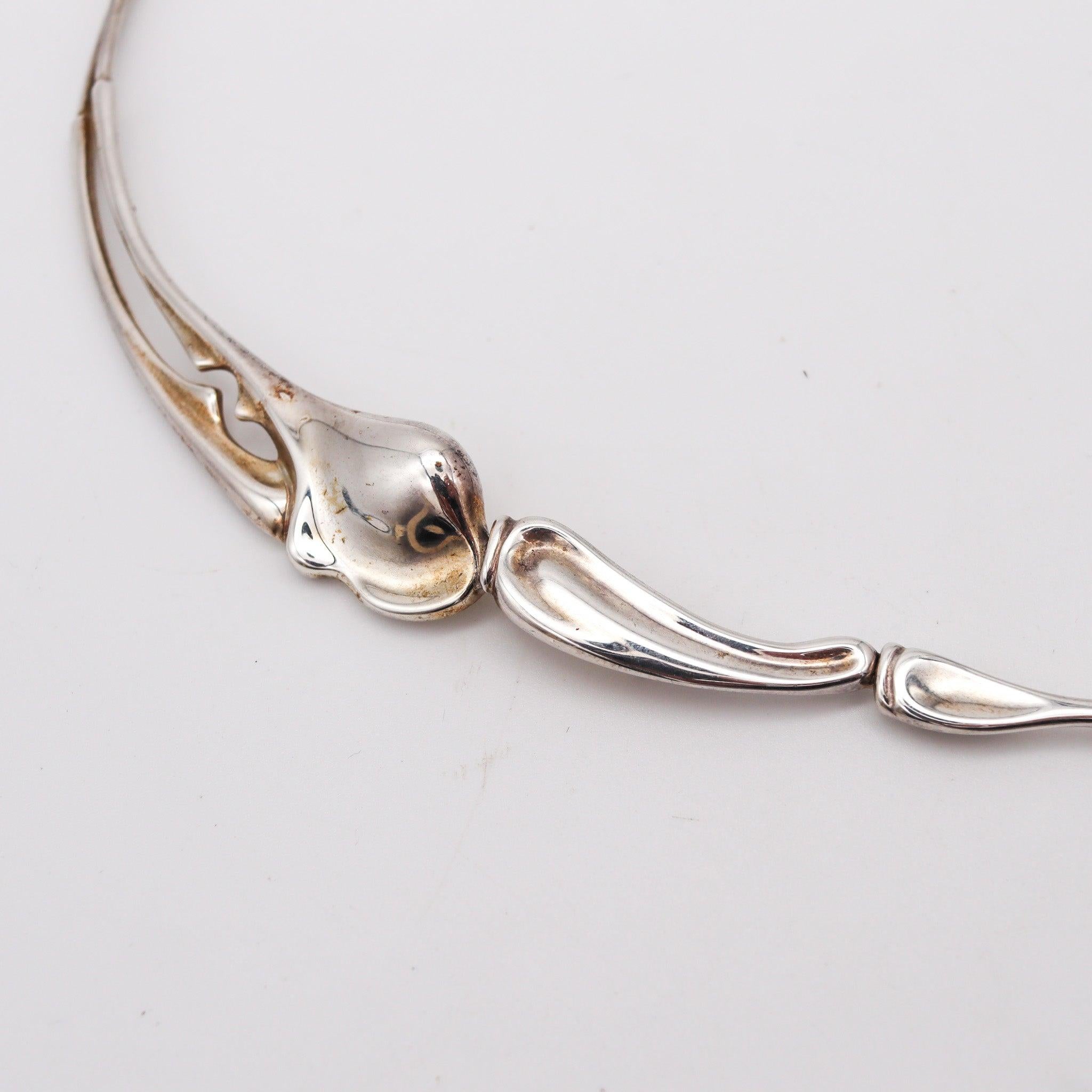 TIFFANY & CO. Elsa Peretti Collana Scorpione Scultoreo in Argento 925 in vendita 2
