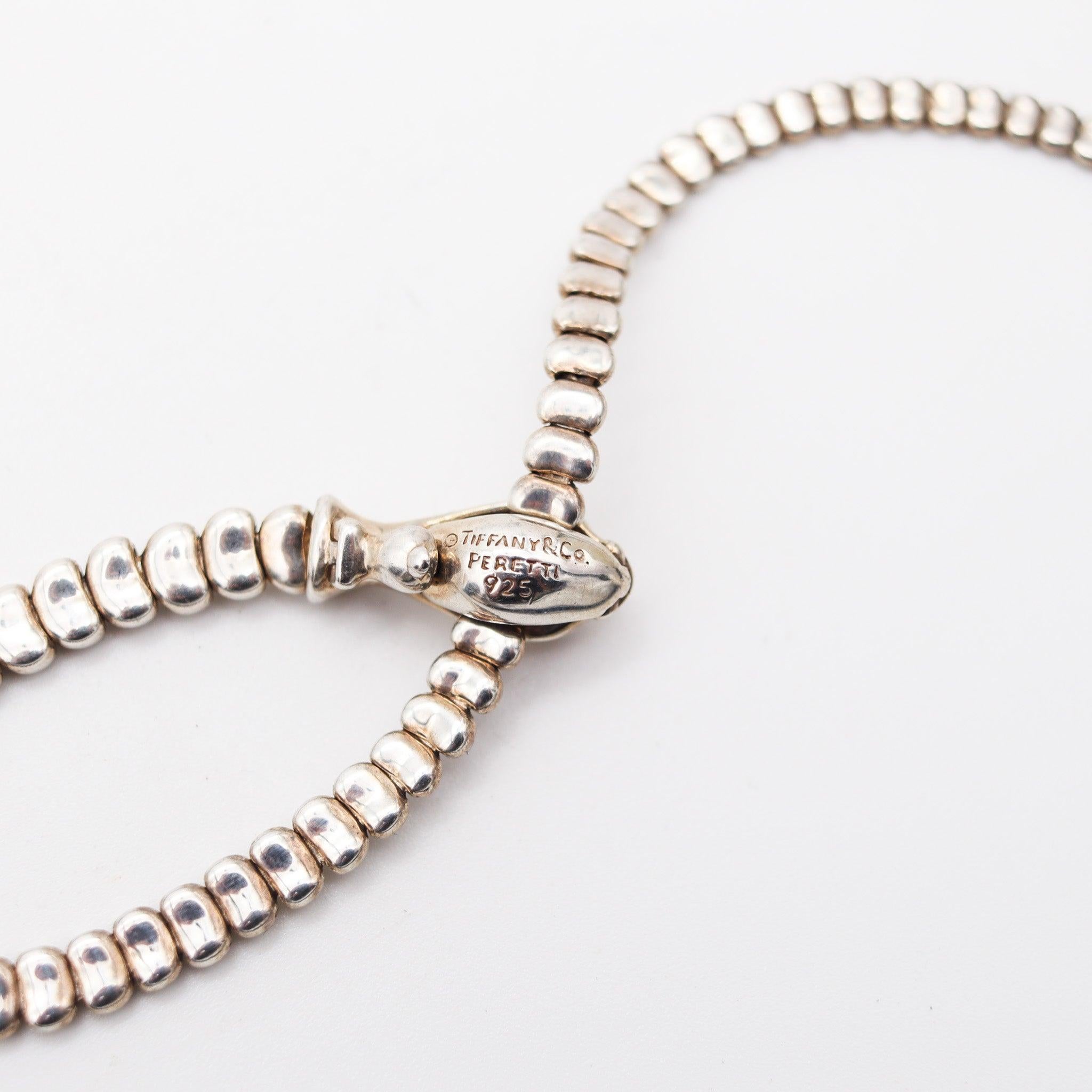 TIFFANY & CO. Elsa Peretti Collana Serpente Scultura in Argento 925 in vendita 1