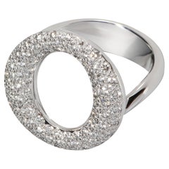 Tiffany & Co. Elsa Peretti Sevillana Diamond Ring in 18KT White Gold 0.80 CTW