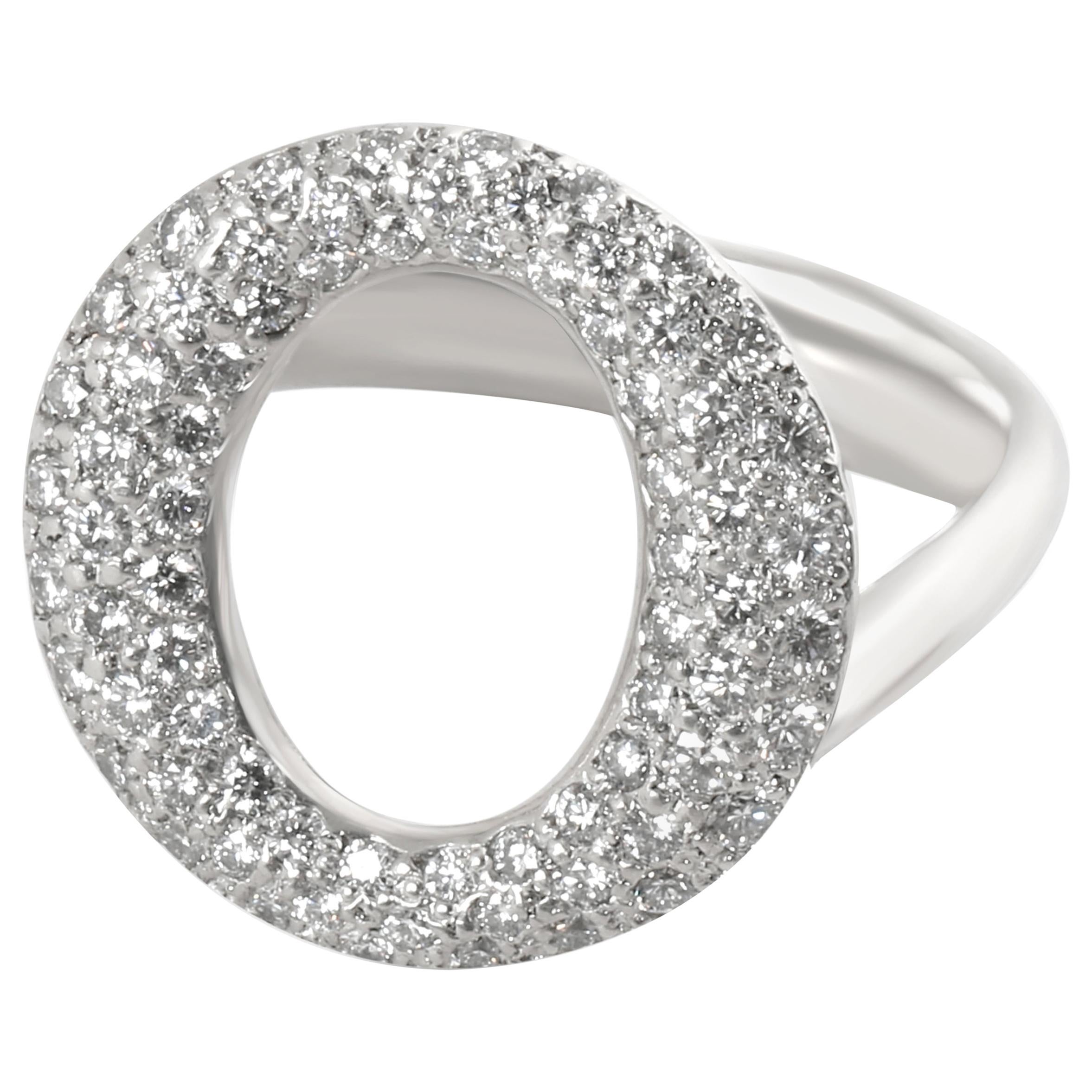 Tiffany & Co. Elsa Peretti Sevillana Diamond Ring in Platinum 0.8 Carat