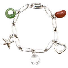 Tiffany & Co. Elsa Peretti Silver Five-Charm Bracelet