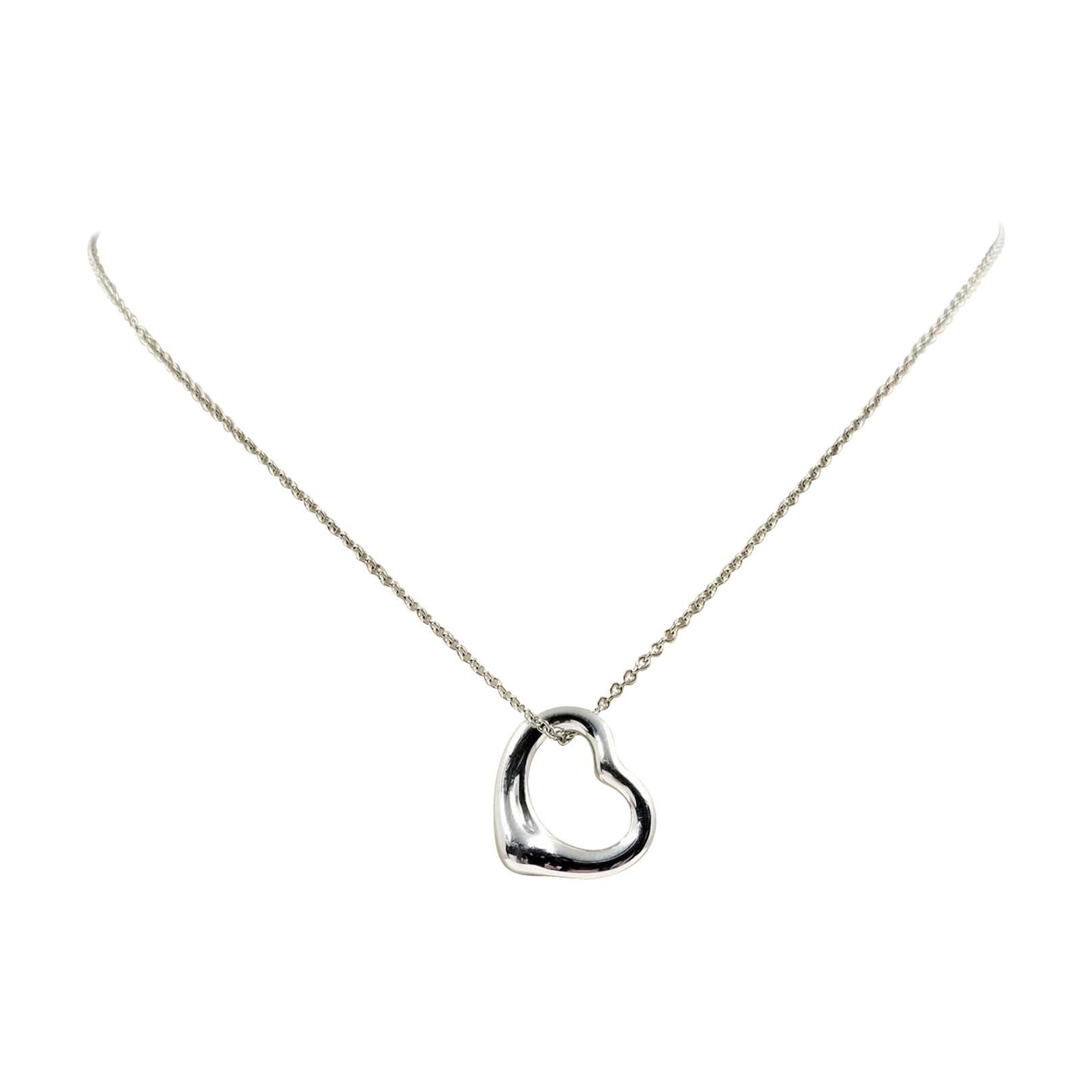 Sterling Silver Heart Necklace 