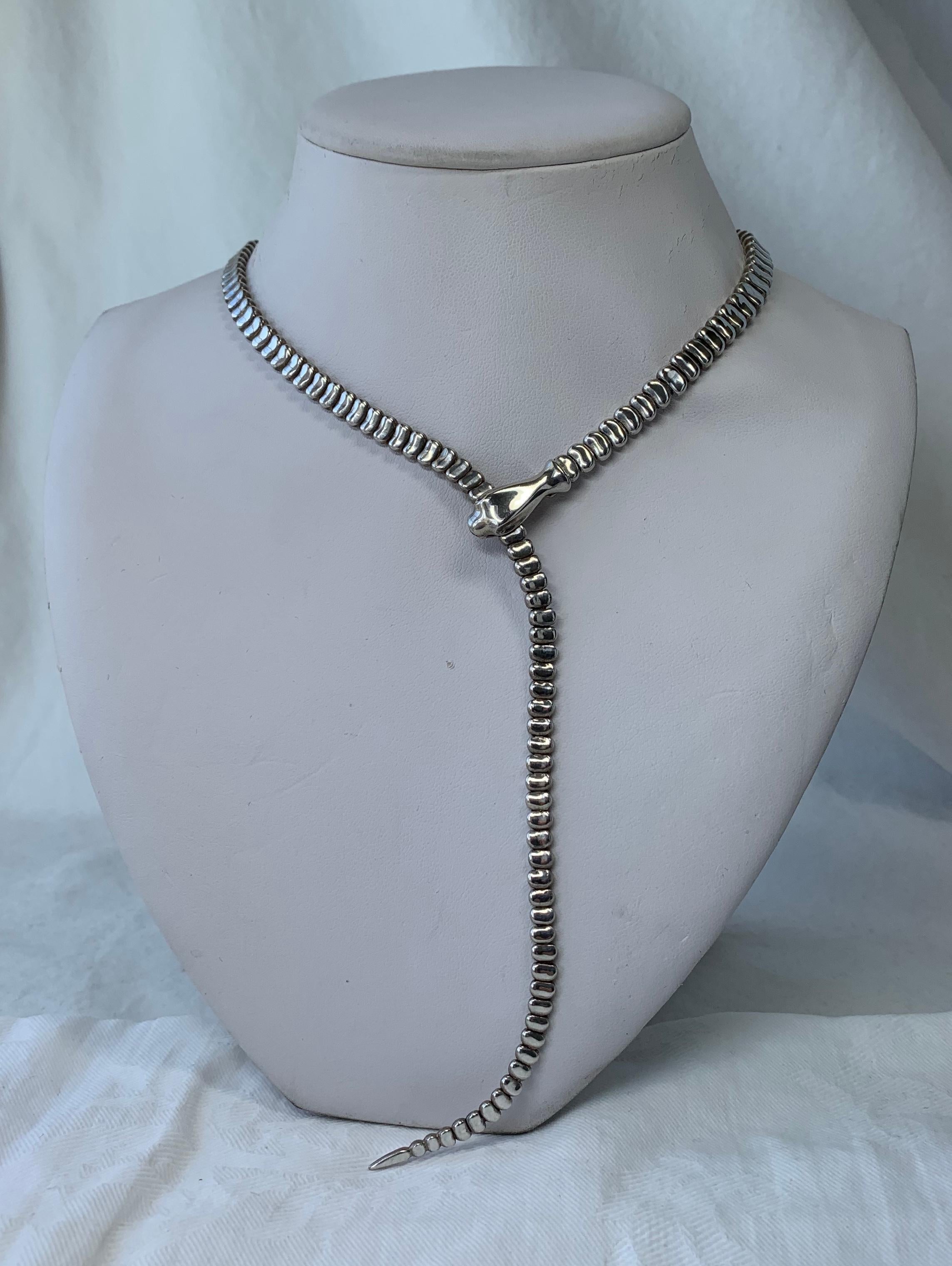 tiffany elsa peretti snake necklace