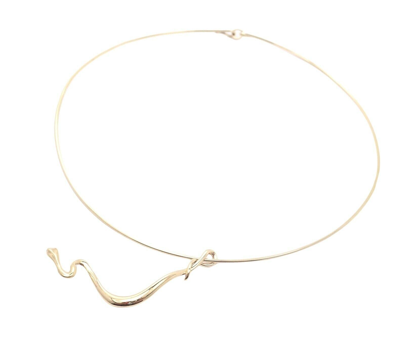 tiffany elsa peretti snake necklace