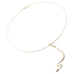 Tiffany & Co Elsa Peretti Snake Yellow Gold Collar Necklace