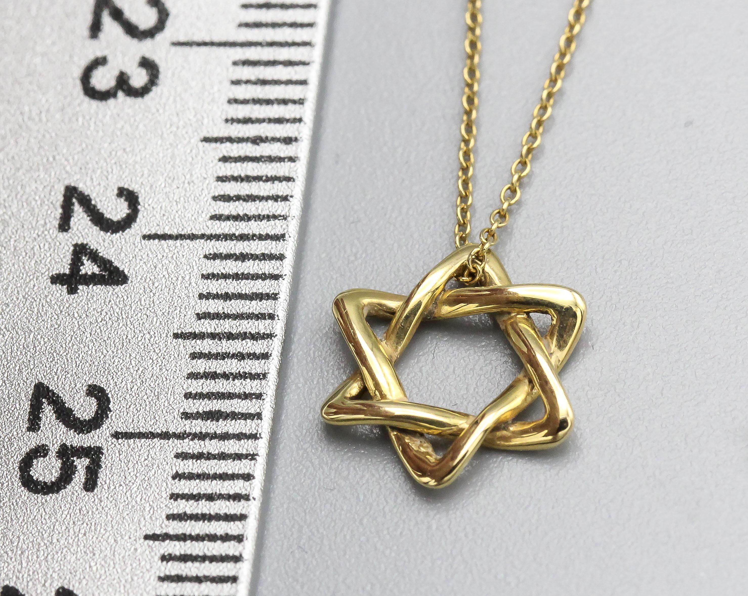star of david necklace tiffany